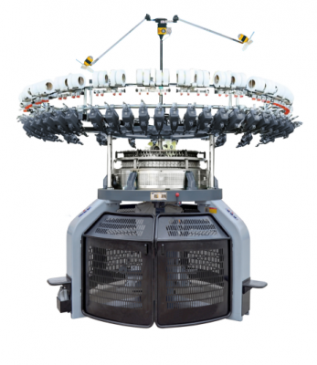 單面電腦/網(wǎng)眼提花針織大圓機(jī) （ Computerized Jacquard /Mesh Single Jersey Circular Knitting Machine ）